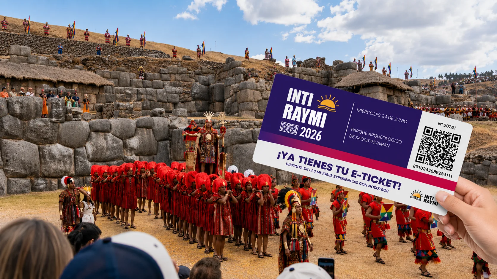 Traveler booking last-minute Inti Raymi 2026 tickets on intiraymi.org